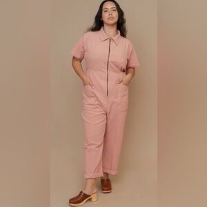 Shop Noble Utility Jumpsuit in Pink